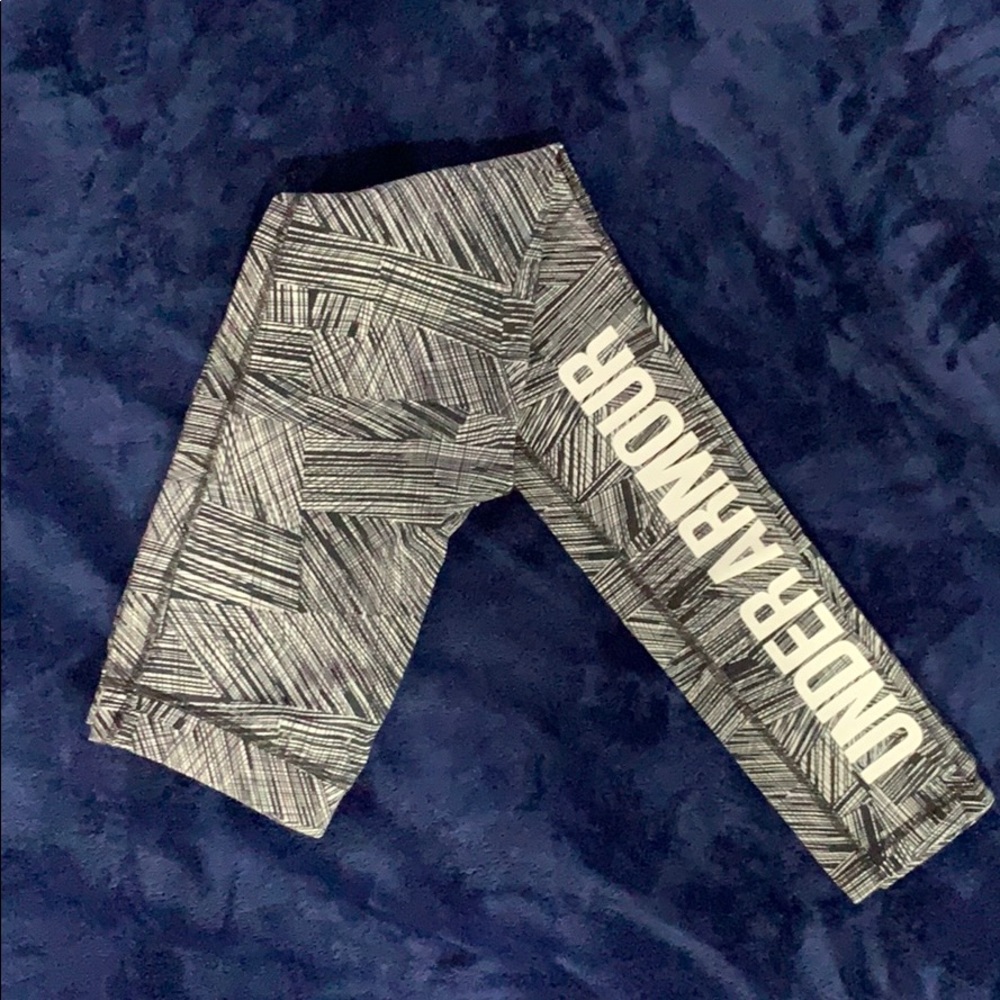 Under Armour, logo waistband leggings, size XS